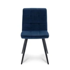 Eetkamerstoel Ayden - Velvet - Blauw (2 Stuks) 7 Eetkamerstoel Ayden - Velvet - Blauw (2 Stuks) -Tuinmeubel Winkel 81021668 0300