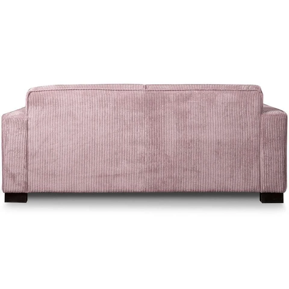 Bank Stuttgart 2-zits - Ribcord - Roze 5 Bank Stuttgart 2-zits - Ribcord - Roze - Afbeelding 3