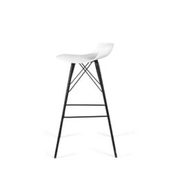 Tenzo Barkruk Tori - Wit/zwart (2 Stuks) -Tuinmeubel Winkel 81023613 0400