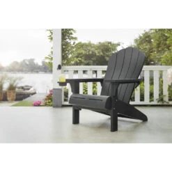 Keter Troy Adirondack Tuinstoel - 81x80x96,5cm - Grafiet 9 Keter Troy Adirondack Tuinstoel - 81x80x96,5cm - Grafiet -Tuinmeubel Winkel 81026432 0103