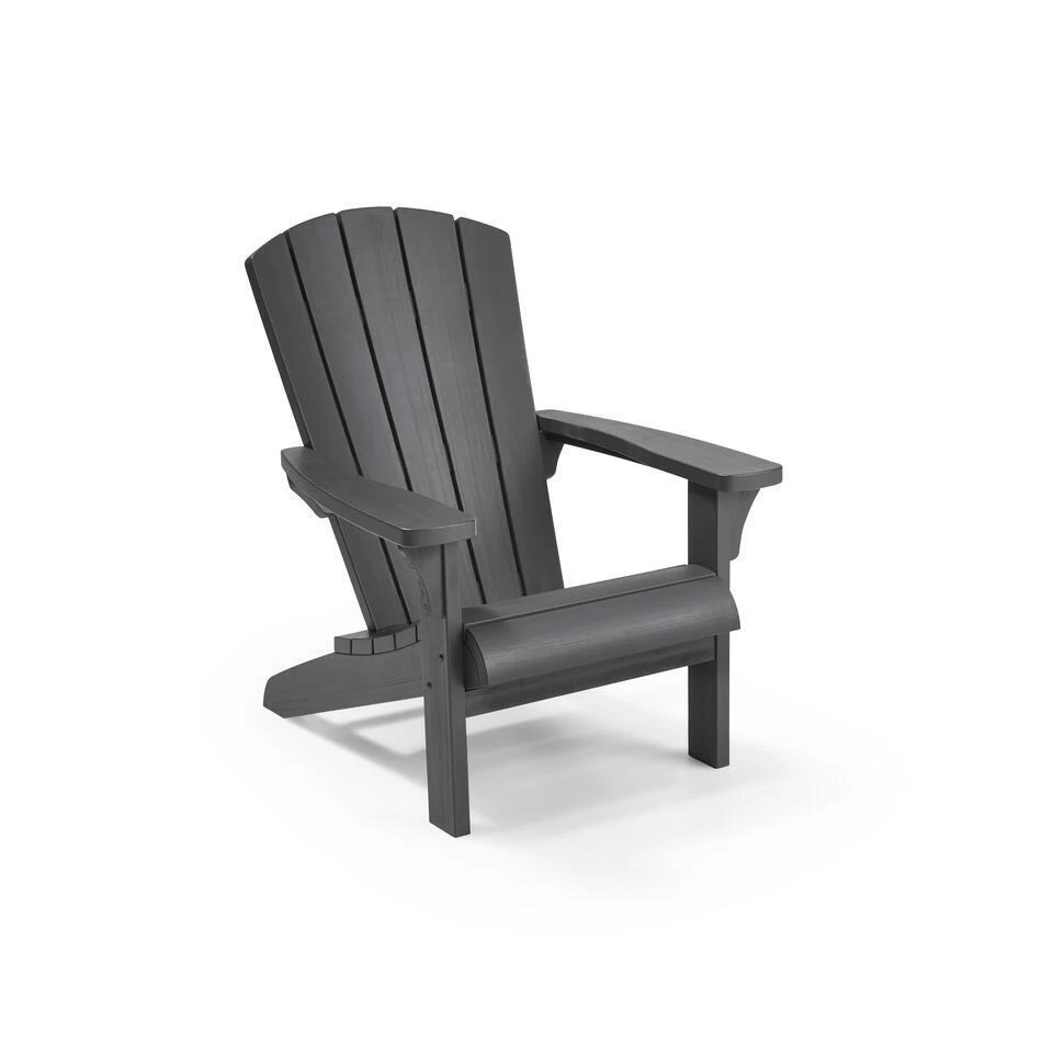 Keter Troy Adirondack Tuinstoel - 81x80x96,5cm - Grafiet 3 Keter Troy Adirondack Tuinstoel - 81x80x96,5cm - Grafiet