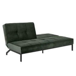Slaapbank Linz- Velvet Groen -Tuinmeubel Winkel 81027134 0306