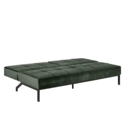 Slaapbank Linz- Velvet Groen -Tuinmeubel Winkel 81027134 0406
