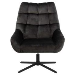 Fauteuil Devin - Stof - Grijsbruin