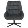 Fauteuil Devin - Stof - Donkergrijs