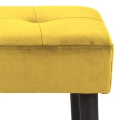 Bankje Gaby - Stof Vic - Geel - 45x95x38 Cm -Tuinmeubel Winkel 81027707 0400