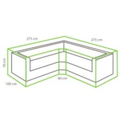 Outdoor Covers Premium Loungesethoes Trapezium - Grijs -Tuinmeubel Winkel 81029500 0500