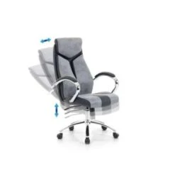 Beliani Bureaustoel FORMULA - Grijs Polyester 8 Beliani Bureaustoel FORMULA - Grijs Polyester -Tuinmeubel Winkel 85c12674fb8542aca87671439935308b