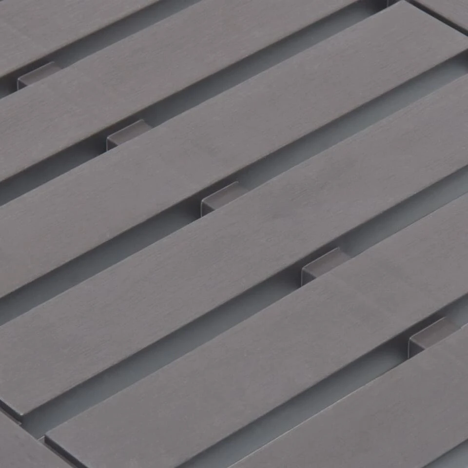 VidaXL Tuintafel 78x55x38 Cm Kunststof Mokkakleurig 5 VidaXL Tuintafel 78x55x38 Cm Kunststof Mokkakleurig - Afbeelding 3