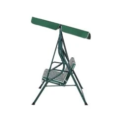 Beliani Schommelbank CHAPLIN - Groen Staal 9 Beliani Schommelbank CHAPLIN - Groen Staal -Tuinmeubel Winkel 8d9856d176b845cd9034a686385317e1