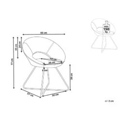 Beliani Fauteuil RACHEL - Beige Fluweel 8 Beliani Fauteuil RACHEL - Beige Fluweel -Tuinmeubel Winkel 8dab2744cbaf4386965ebb9b5d770ca9