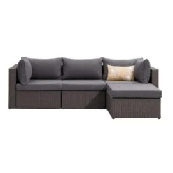 Le Sud Modulaire Loungeset Dordogne - Antraciet/donkergrijs - 4-delig 9 Le Sud Modulaire Loungeset Dordogne - Antraciet/donkergrijs - 4-delig -Tuinmeubel Winkel 90102962 3160