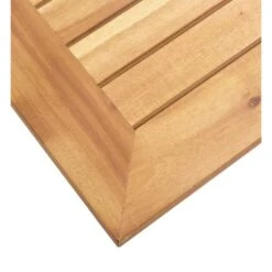 VidaXL Tuinbijzettafel 45x45x38 Cm Massief Acaciahout Roestvrij Staal -Tuinmeubel Winkel 93a585589e8a4517b44d9d028f58bc9c