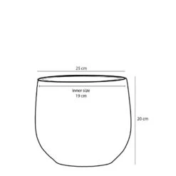 Mica Decorations Bloempot - Wit Met Relief - Keramiek - 20 X 25 Cm -Tuinmeubel Winkel 98759b19d52b411cb7109fd76382507a