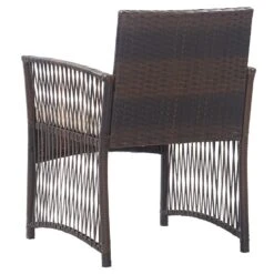 VidaXL Tuinstoelen Met Kussens 2 St Poly Rattan Bruin -Tuinmeubel Winkel 9e3feb8187aa40e9bc15743e4268ca4c