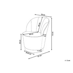 Beliani Fauteuil ALBY - Zwart Fluweel -Tuinmeubel Winkel a15c346076ad4035bd4257945c94283c