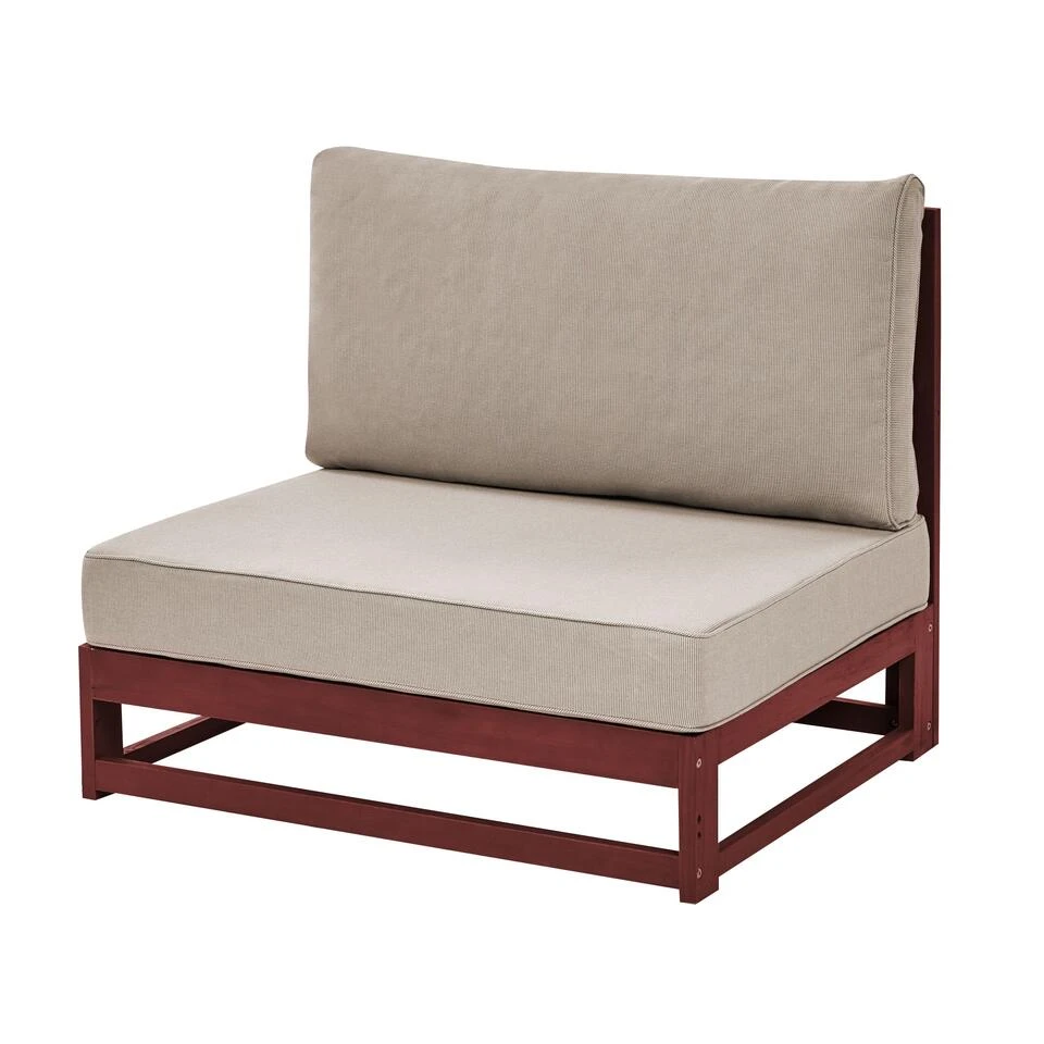 Beliani Loungeset TIMOR - Donkere Houtkleur Fsc® Gecertificeerd Acaciahout 6 Beliani Loungeset TIMOR - Donkere Houtkleur Fsc® Gecertificeerd Acaciahout - Afbeelding 4