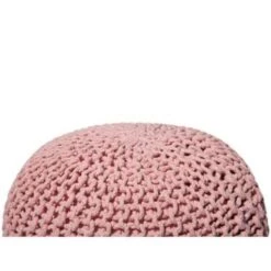 Beliani Poef CONRAD - Roze Katoen -Tuinmeubel Winkel ad5ca74e92e747cca19973455162da29