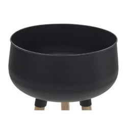 Beliani Plantenbak Voor Buiten AGROS - Zwart Ijzer 9 Beliani Plantenbak Voor Buiten AGROS - Zwart Ijzer -Tuinmeubel Winkel b100bded45844eaf8d0ad65e00a23427