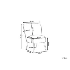 Beliani Fauteuil VOSS - Groen Polyester -Tuinmeubel Winkel b2794bc8eb5b4c4e816f8edf67b43472