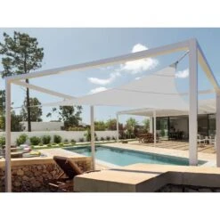 Beliani Schaduwdoek LUKKA - Grijs Polyester -Tuinmeubel Winkel b4697cb9bbd84326aeca4e4fd221c9f6