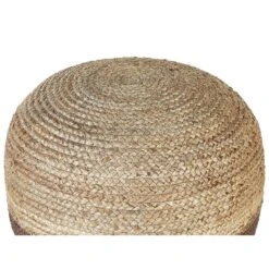 Beliani Poef DUKI - Natuurlijk Jute -Tuinmeubel Winkel b72ff531b8ea4e8187707076aa23e344