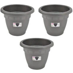 Hega Hogar Bloempot - Grijs - Kunststof - Rond - 40 Cm 7 Hega Hogar Bloempot - Grijs - Kunststof - Rond - 40 Cm -Tuinmeubel Winkel c3e3ba35a3dd48ab85bdd3d78a60ac63