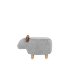 Beliani Hocker LAMB - Grijs Polyester -Tuinmeubel Winkel ca8c7c14defd4533ab47acec16ac46f1