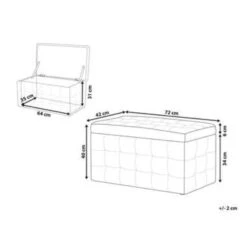 Beliani Ottomaan MICHIGAN - Zwart Kunstleer -Tuinmeubel Winkel cd2defedb4084bf8ad4e4c381656757b