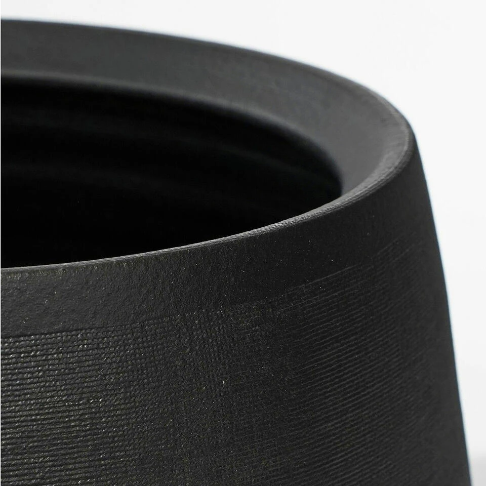 Mica Decorations Bloempot Boule - Mat Zwart - Keramiek - 20 X 18 Cm 6 Mica Decorations Bloempot Boule - Mat Zwart - Keramiek - 20 X 18 Cm - Afbeelding 4