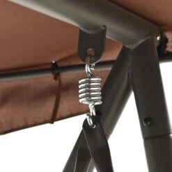 VidaXL Schommelbank Voor Buiten Met Luifel Koffiekleurig 9 VidaXL Schommelbank Voor Buiten Met Luifel Koffiekleurig -Tuinmeubel Winkel cfe6933272f34a9c966e1b1db974f244