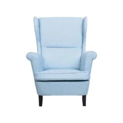 Beliani Oorfauteuil ABSON - Blauw Polyester -Tuinmeubel Winkel d54bfbe14251420090d6573460325511