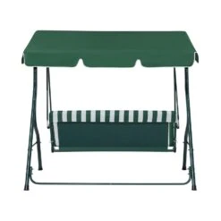 Beliani Schommelbank CHAPLIN - Groen Staal 8 Beliani Schommelbank CHAPLIN - Groen Staal -Tuinmeubel Winkel d80fc99d4287488faee210df5bf9990f