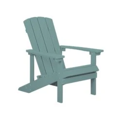 Beliani Tuinstoel ADIRONDACK - Blauw Kunsthout -Tuinmeubel Winkel de4dbffd0de241d28776d63bfb3a1220