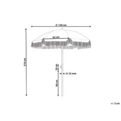 Beliani Marktscherm MONDELLO - Groen Polyester -Tuinmeubel Winkel dff05a737fc0474db99faa4fe261b43f 1