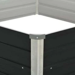 VidaXL Plantenbak Verhoogd 129x129x45 Cm Gegalvaniseerd Staal Antraciet 9 VidaXL Plantenbak Verhoogd 129x129x45 Cm Gegalvaniseerd Staal Antraciet -Tuinmeubel Winkel e96634e800d944019382d5f88c084253