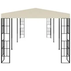 VidaXL Prieel 3x6 M Crème -Tuinmeubel Winkel eb310cb7697d4ebc89ae3ab7ff933184