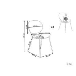 Beliani Eetkamerstoel SHONTO - Zwart Polypropyleen 8 Beliani Eetkamerstoel SHONTO - Zwart Polypropyleen -Tuinmeubel Winkel ee4b7a2437d947dea689642c26ffe9b7