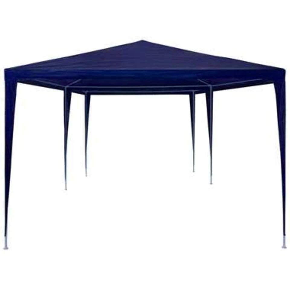 VidaXL Partytent 3x6 M PE Blauw 4 VidaXL Partytent 3x6 M PE Blauw - Afbeelding 2