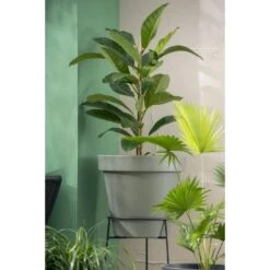 Bloempot Finn - Groen - 90% Gerecycled Kunststof - ø50 Cm -Tuinmeubel Winkel sf 54211142 1012